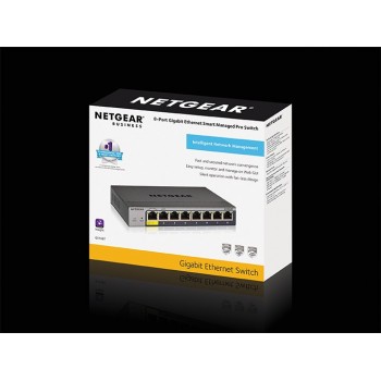 Netgear GS108Tv3 Gestionado L2 Gigabit Ethernet (10 100 1000) Gris GS108T-300PES