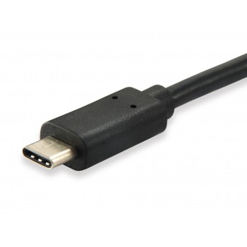 CABLE USB 3.1 EQUIP 12834107 - CONECTORES TIPO A MACHO   TIPO C MACHO - 1 METRO - COLOR NEGRO