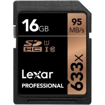 16GB 633X PROF SDHC UHS-1 CLAS10 U1 LSD16GCB1EU633