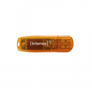 Intenso 64GB Rainbow USB2.0 64GB USB 2.0 Tipo A Naranja 3502490