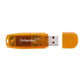 Intenso 64GB Rainbow USB2.0 64GB USB 2.0 Tipo A Naranja 3502490