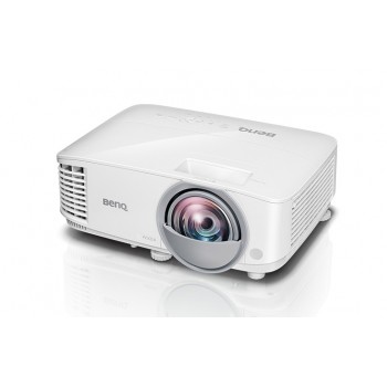 (Reacondicionado) Benq MW826ST, 3400 lúmenes ANSI, DLP, WXGA (1280x800), 20000 1, 16 10, 1524 - 3048 mm (60 - 120")