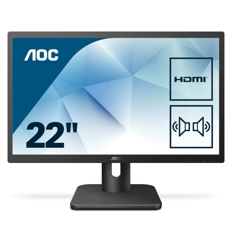 AOC Essential-line - 21.5 - Full HD - LED - 2 ms - Negro - 22E1D