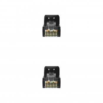 Nanocable Cable de red latiguillo RJ45 LSZH Cat.6A UTP AWG24, Negro, 2.0m 10.20.1802-BK