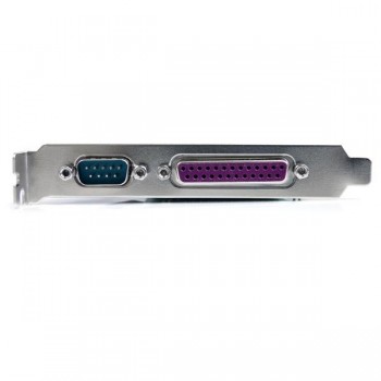 StarTech.com Adaptador Tarjeta PCI-Express un puerto Paralelo y un puerto Serie DB25 DB9 - UART16950 PEX1S1P952