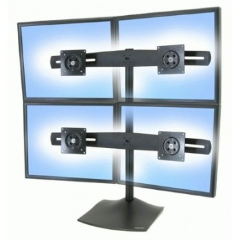 Ergotron DS Series DS100 Quad Monitor Desk Stand,  33-324-200