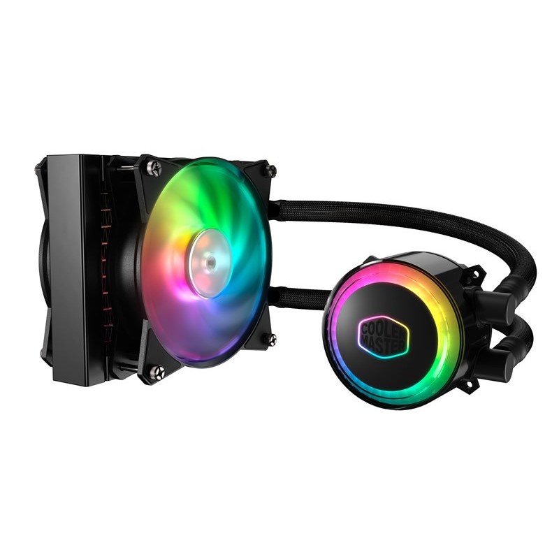 Cooler Master MASTERLIQUID ML120R RGB, 12 V, Aluminio, Multi, Negro, 1,09 kg, 15,7 cm MLX-D12M-A20PC-R1