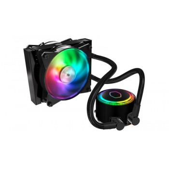 Cooler Master MASTERLIQUID ML120R RGB, 12 V, Aluminio, Multi, Negro, 1,09 kg, 15,7 cm MLX-D12M-A20PC-R1