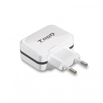 TooQ TQWC-1S02WT Cargador de pared 2 USB Blanco