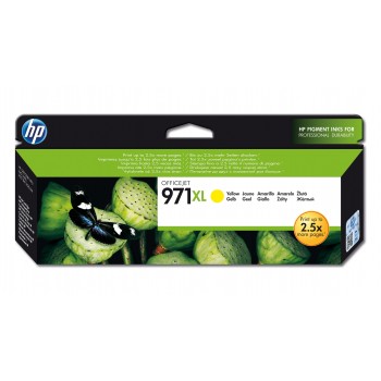Cartucho de tinta original HP 971XL de alta capacidad amarillo CN628AE