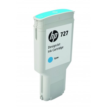 Cartucho de tinta DesignJet 727 cian de 300 ml F9J76A
