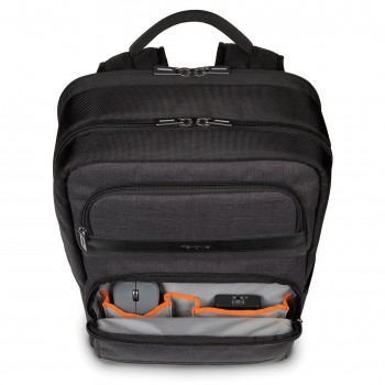 Targus CitySmart, Mochila para tablet, 39,6 cm (15.6"), Tirante para hombro, 750 g, Negro, Gris TSB912EU