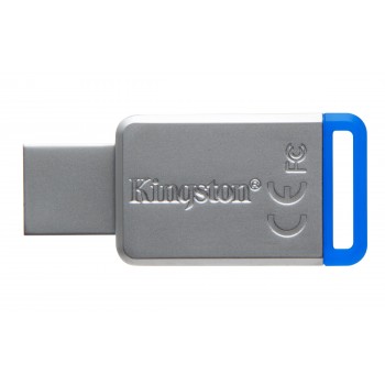Kingston Technology DataTraveler 64GB USB 3.0 (3.1 Gen 1) Tipo A Azul, Plata DT50 64GB