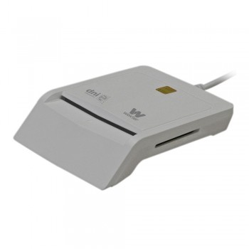 LECTOR TARJETA CHIP DNIE USB WOXTER BLANCO TR3.0 PE26-147