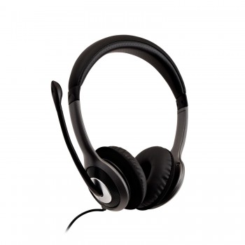 V7 HU521-2EP auricular con micrófono - Plata