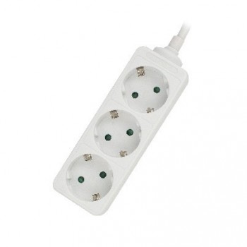 Ewent EW3958, Interior, 1,5 m, 3 salidas AC, Tipo 