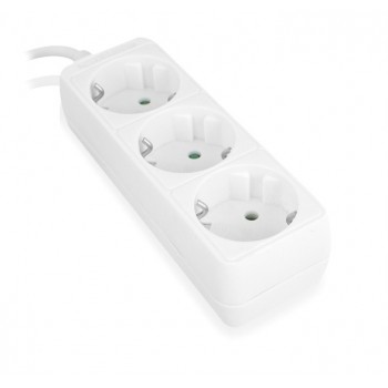 Ewent EW3958, Interior, 1,5 m, 3 salidas AC, Tipo 