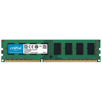 (Reacondicionado) Crucial - DDR3 - 8 GB - DIMM de 240 espigas - 1600 MHz   PC3-12800 - CL11 - 1.35 V