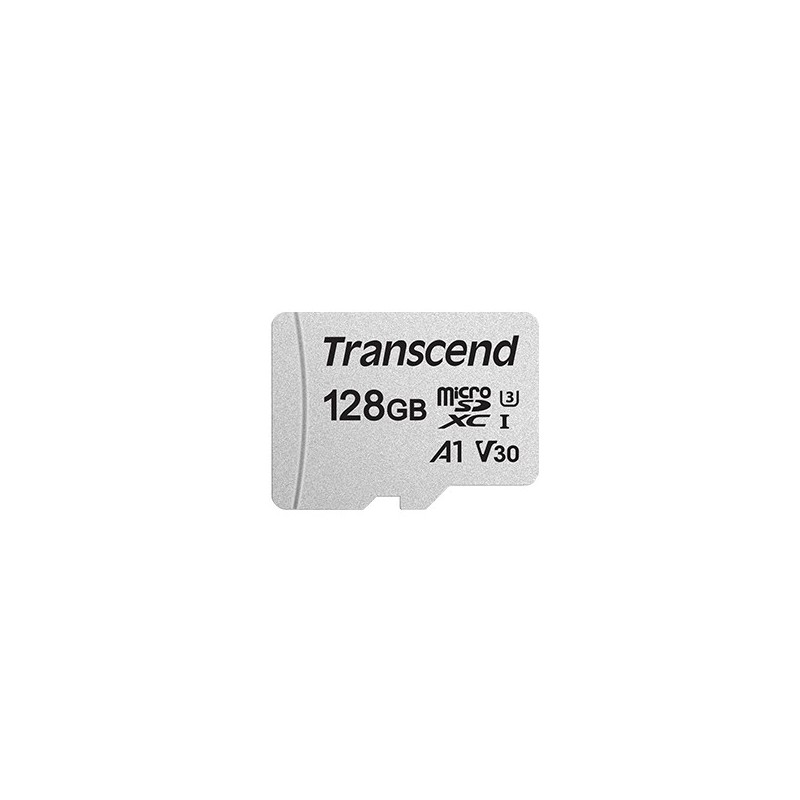 Transcend 300S 128GB MicroSDXC Clase 10 Plata TS128GUSD300S