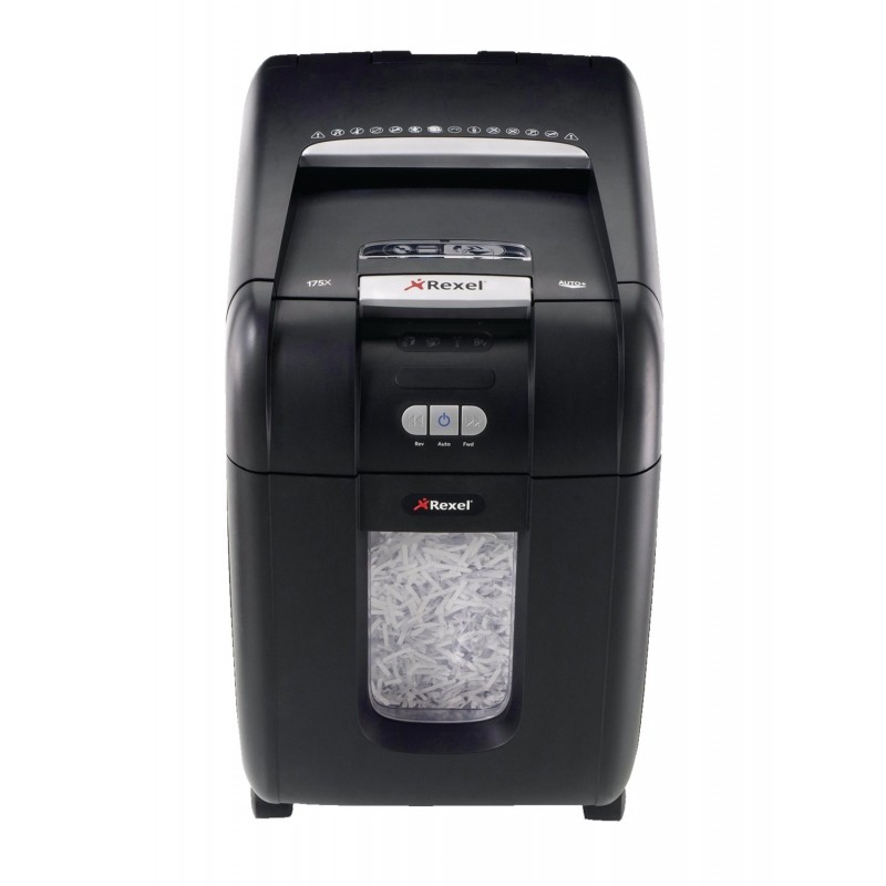 Rexel Destructora autoalimentación Auto+ 200X confeti, Cross shredding, 23 cm, 34 L, 60 dB, 4 x 40,  2103175EU