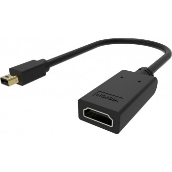 Vision TC-MDPHDMI BL adaptador de cable de vídeo Mini DisplayPort HDMI tipo A (Estándar) Negro