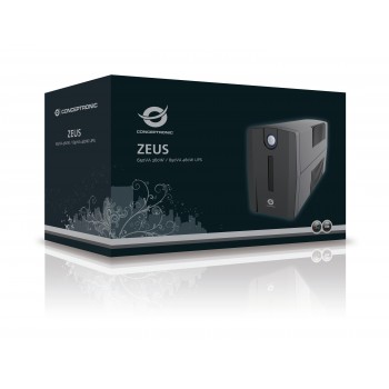 Conceptronic ZEUS01ES, 650 VA, 360 W, 220 V, 240 V, 220 V, 240 V