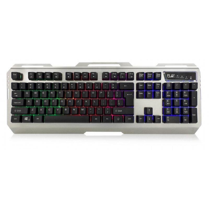 Ewent PL3312 Wired Negro, Plata