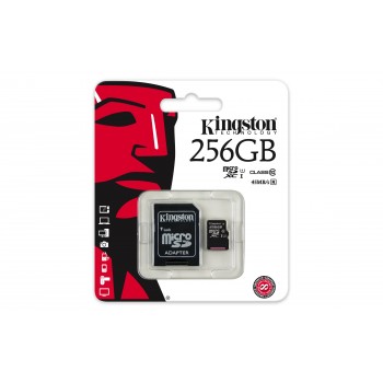 Kingston Technology SDC10G2 256GB MicroSDXC Clase 10 Negro SDC10G2 256GB