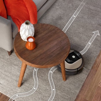 iRobot Roomba 966, Sin bolsa, Negro, Plata, Alrededor, 0,6 L, Auto, Mancha, Alfombra, Linóleo, Azule R966040
