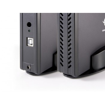 Conceptronic CHD3SU, 3.5", SATA, Serial ATA II, Serial ATA III, Caja de disco duro (HDD), Negro, Alu