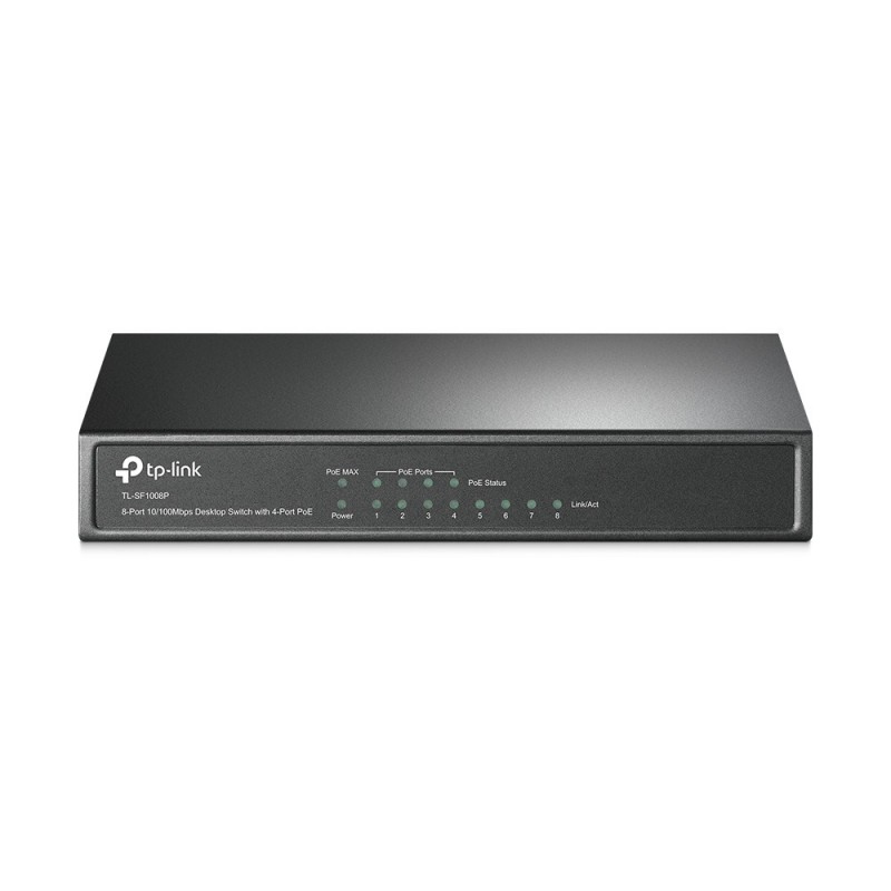 TP-LINK 8-port 10 100 PoE Switch 8 puertos RJ-45 Negro TL-SF1008P