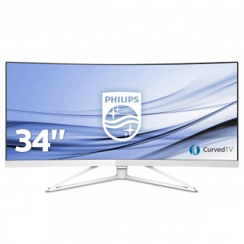 Philips Brilliance - 34 - UltraWide Quad HD - VA - 4 ms - Blanco - 349X7FJEW 00