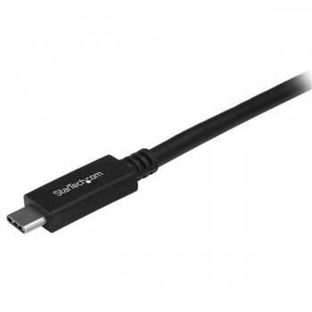 StarTech.com Cable de 1m USB-C a USB Type C de Carga - Cable USB Tipo C USBC USB 3.0 de 5Gbps, 1 m,  USB315CC1M