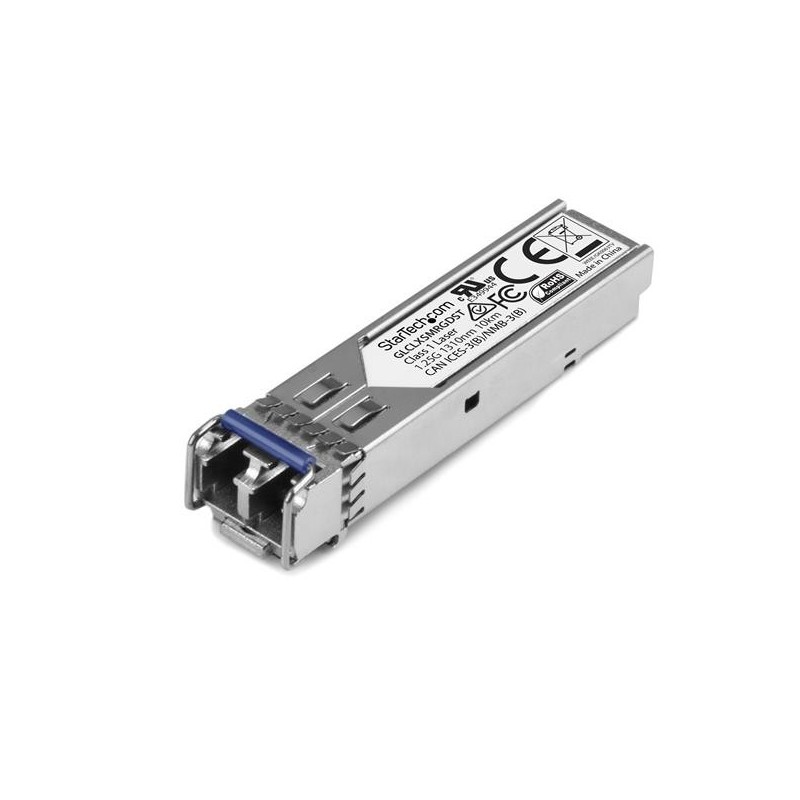 StarTech.com Transceptor de Fibra SFP 1Gb 1000Base-LX - Compatible Cisco GLC-LX-SM-RGD - Mini GBIC M GLCLXSMRGDST