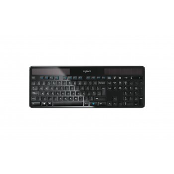 Logitech K750 teclado RF inalámbrico AZERTY Francés Negro 920-002915