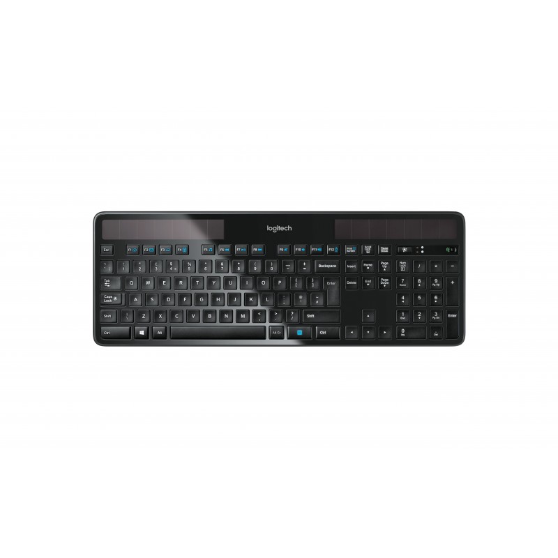 Logitech K750 teclado RF inalámbrico AZERTY Francés Negro 920-002915