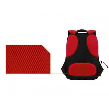 MOCHILA KEEP-OUT HASTA 15.6"  NEGRA Y ROJA