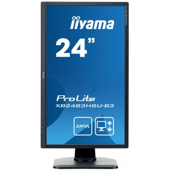 IIYAMA ProLite - 23.8 - Full HD - A-MVA - 4 ms - Negro - XB2483HSU-B3