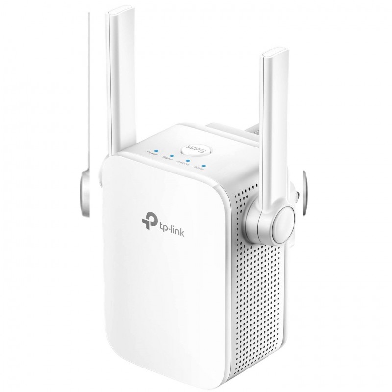 TP-LINK RE305 Network transmitter 1 puertos RJ-45 2 antenas wifi Blanco RE305