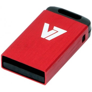 V7 Unidad de memoria flash USB 2.0 nano 16 GB, roja VU216GCR-RED-2E