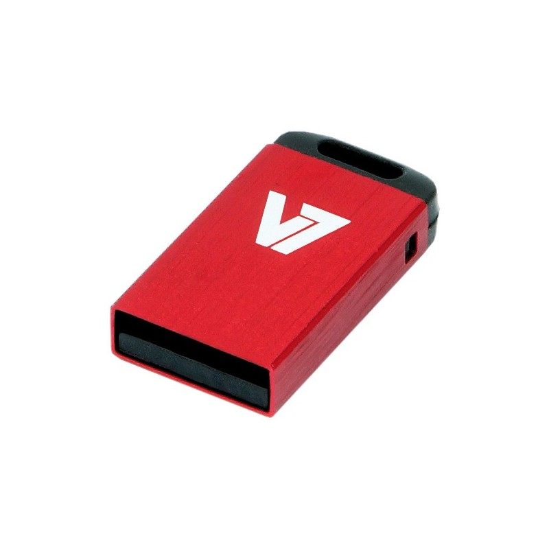V7 Unidad de memoria flash USB 2.0 nano 16 GB, roja VU216GCR-RED-2E