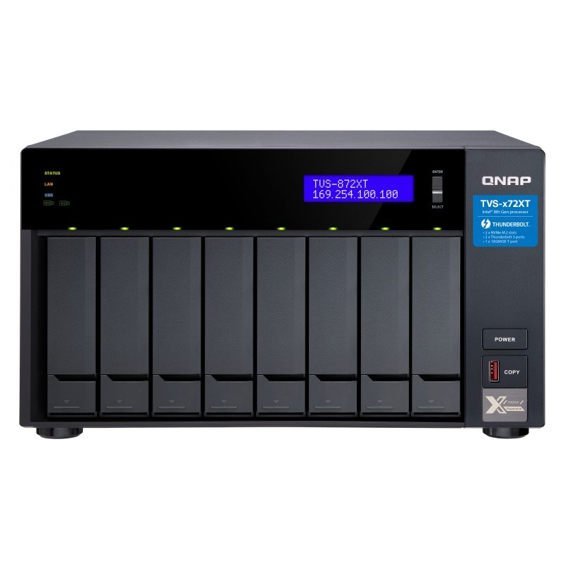 QNAP TVS-872XT, Unidad de disco duro, SSD, Serial  TVS-872XT-I5-16G