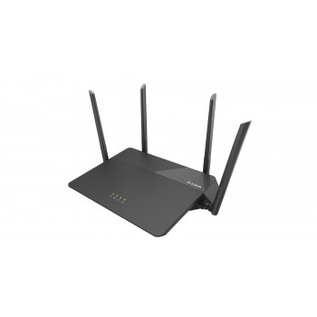 D-Link EXO AC1900 MU-MIMO cableado 4 puertos RJ-45 10,100,1000 Negro DIR-878