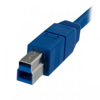 StarTech.com Cable USB 3.0 SuperSpeed de 1 metro - A Macho a B Macho, 1 m, USB A, USB B, 3.0 (3.1 Ge USB3SAB1M