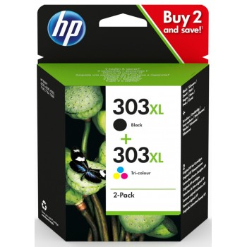 HP 303XL 3YN10AE Negro, Cian, Magenta, Amarillo 3YN10AE