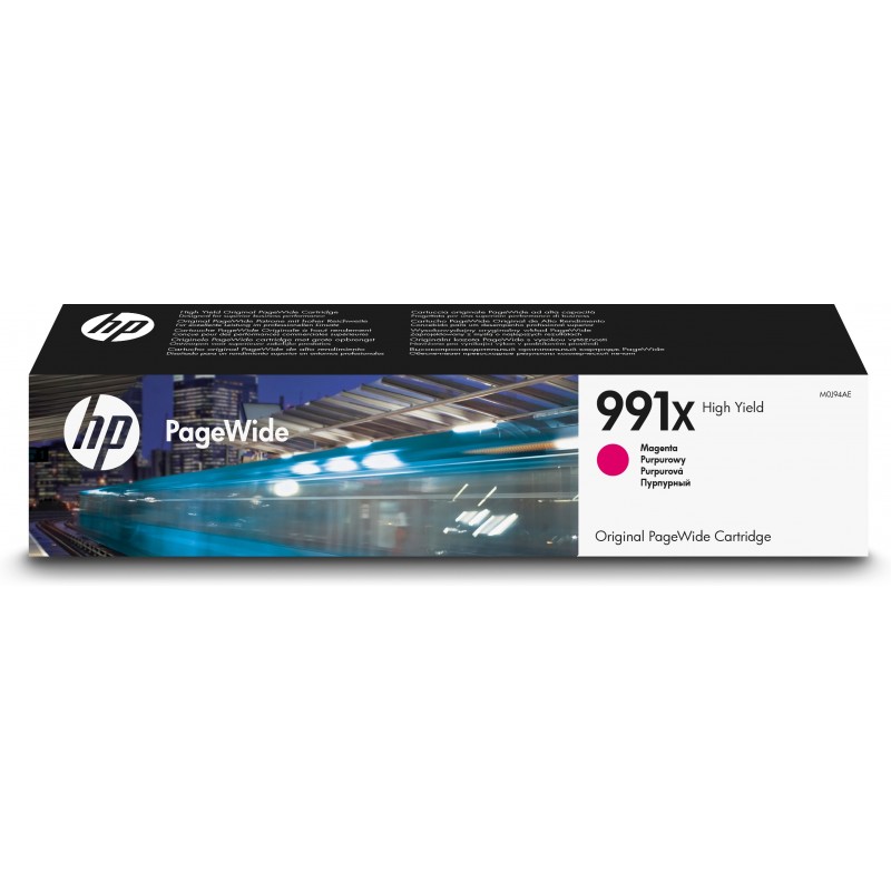 Cartucho Original PageWide 991X de alta capacidad magenta M0J94AE