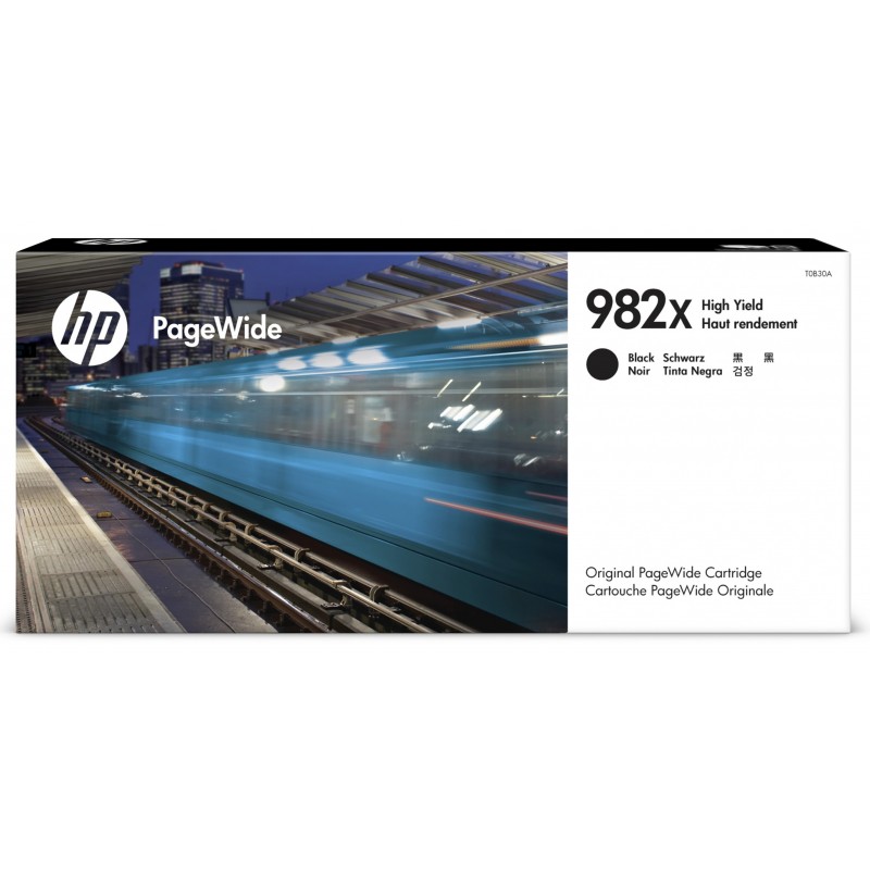 Cartucho PageWide 982X Original de alta capacidad negro T0B30A