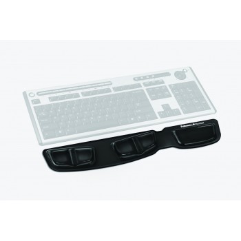 REPOSAMUÑECAS TECLADO GEL FELLOWES CANAL V NEGRO 9183201
