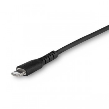 StarTech.com Cable de 1m Lightning a USB-C - Certificado MFI - Adaptador USB a Lightning - Negro RUSBCLTMM1MB