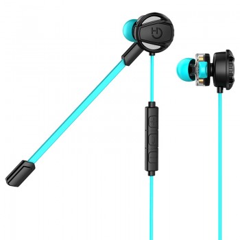 Hiditec Taiko Binaural Dentro de oído Negro, Turquesa